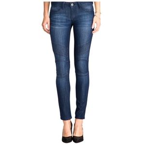 DL1961 Women's Hazel Moto Skinny Jeans in Ducati size 25